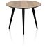 Maze, Salontafel Rond 60 Cm - Hoogte 46 Cm - Railway Brown