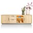 Pavie, Dressoir 233 Cm - 2-Deuren + 2-Laden + 3-Niches (+ LED) - Natural