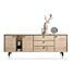 Livada, Dressoir 240 Cm - 3-Deuren + 3-Laden + 3-Niches - Natural