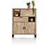 Pavarotti, Highboard 125 Cm - 2-Deuren + 1-Lade + 1-Klep + 2-Niches (+ LED)