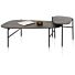 Hendrik, Set Van 2 Salontafels 63 X 120 Cm / 62 X 44 Cm - Fishbone - Castle Antraciet