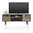  Avalon, Highboard 120 Cm - 2-Deuren + 1-Glasdeur + 1-Klep (+ LED) - Driftwood