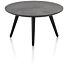 Maze, Salontafel Rond 60 Cm - Hoogte 32 Cm - Antraciet
