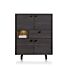  Livada, Highboard 115 Cm - 4-Deuren + 1-Lade + 1-Niche - Natural