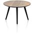 Maze, Salontafel Rond 60 Cm - Hoogte 39 Cm - Railway Brown