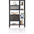  Ridgefield, Roomdivider 120 Cm - 2-Glasdeuren + 4-Deuren + 6-Niches - Natural