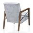 Northon, Fauteuil Met Houten Arm Vintage Clay / White / Black