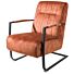 Northon, Fauteuil Met Swing-Frame Metaal Zwart