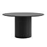 Pavie, Eetkamertafel Rond 140 Cm (Houten Poot) - Castle Black