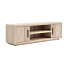 Pavie, Lowboard 160 Cm - 2-Deuren + 2-Niches (+ LED) - Natural