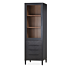Vitrinekast Gamma  1 deur 4 lades 