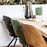 Chris, Eetkamerstoel Zwart Frame Pocketvering + Greep Rond Zwart - Secilia - Antraciet