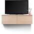 TV-meubel Selero 121 cm bruin zwevend