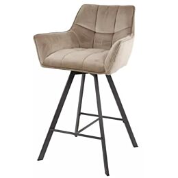 Barstoel Velours Champagne 