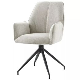 Armstoel Parson lichtgrijs

