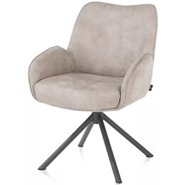 Armstoel Riley Microleder Metaal (Relax)