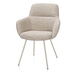 Armstoel Mateo 4 Poten Creme Bellini Creme