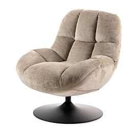 Draaifauteuil Luna taupe
