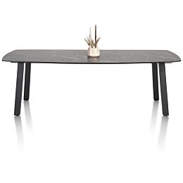 H&H Eetkamertafel Palace 270 X 115 Cm - 4-Poten - Onyx