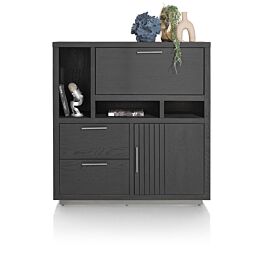 H&H Highboard Pavie 125 Black