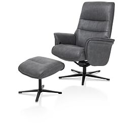 H&H Relaxfauteuil Lotis Met Kip-Systeem Antraciet