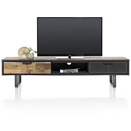 Avalon, Tv-Dressoir 200 Cm. - 2-Laden + 1-Niche