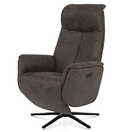 Nocarini Relax-Fauteuil Nocarini  - 2-Motoren - Zwarte Poot - Verstelbare Hoofdsteun 