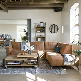 H&H 3-Zits Zembla + Longchair Rechts